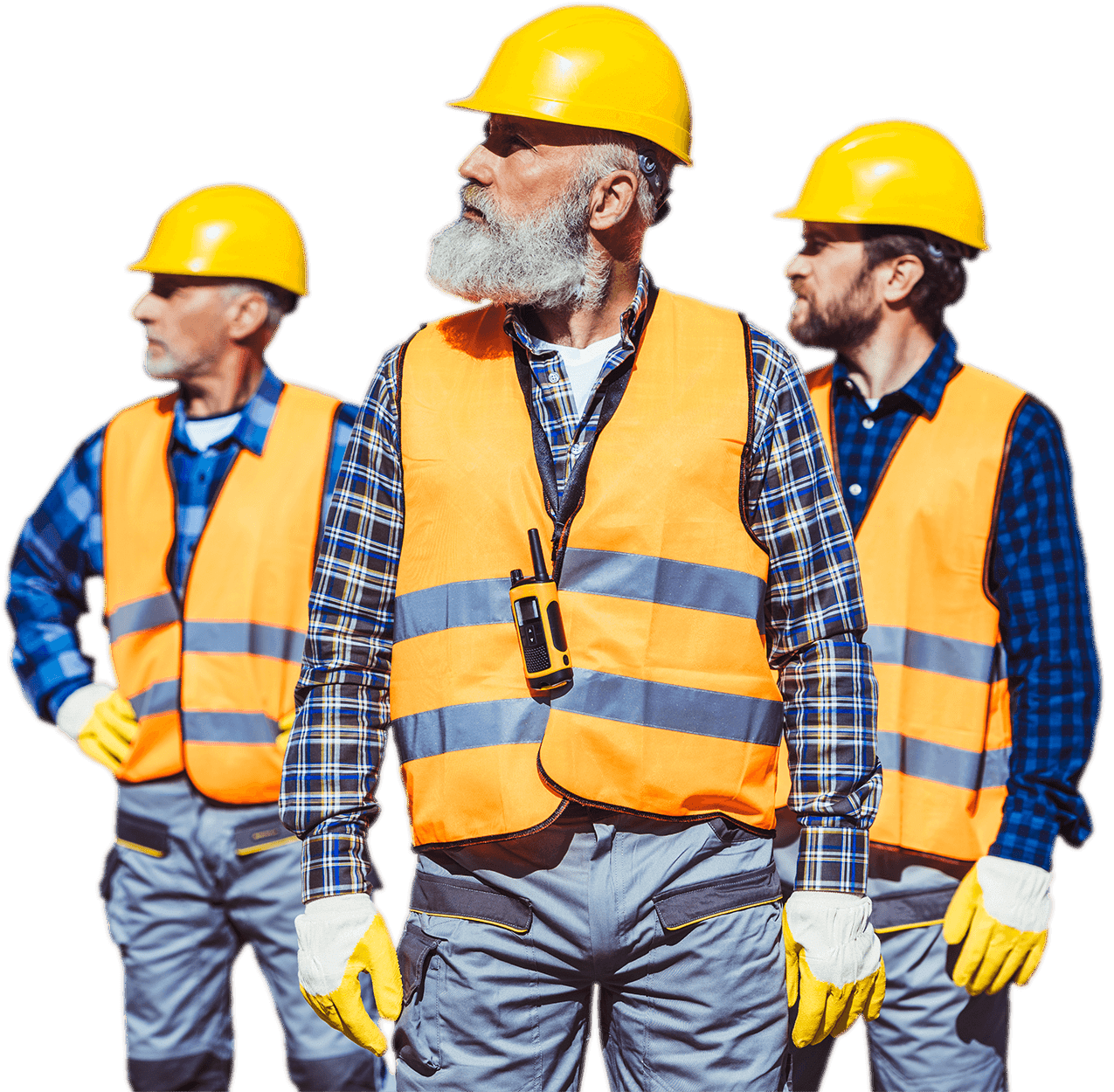 Paso Robles Tank workers in safety gear