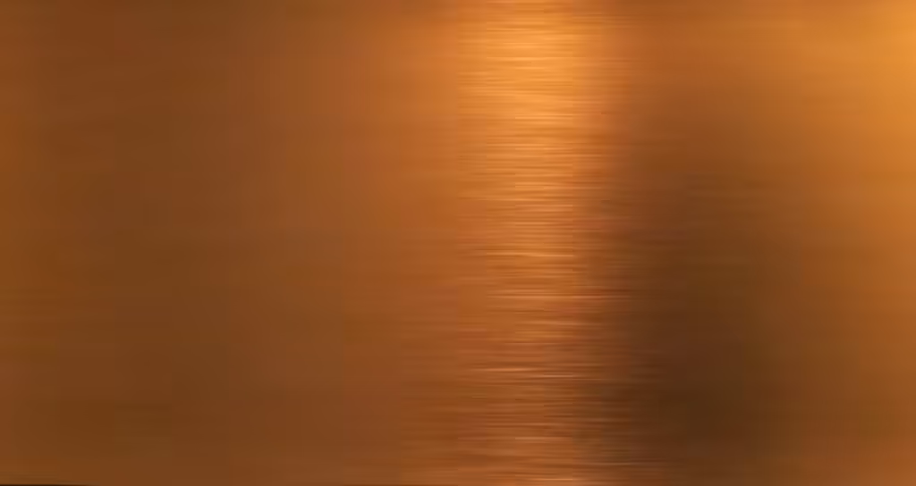 Close-up of brushed stainless steel surface texture