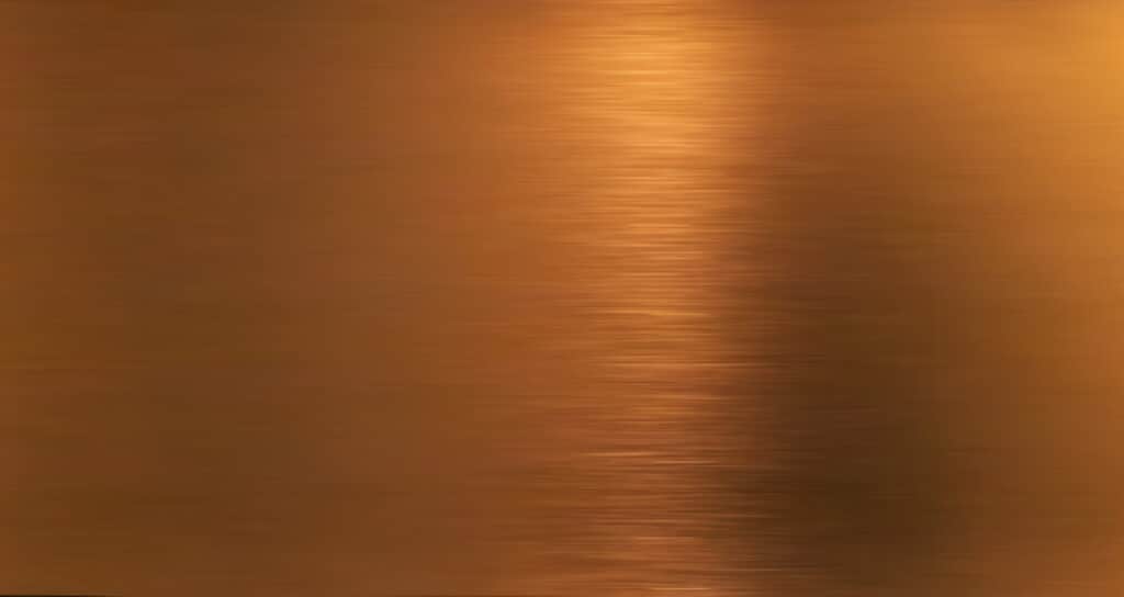 Close-up of brushed stainless steel surface texture