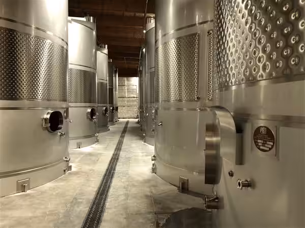 Custom stainless steel wine tank in California — Wine Storage Tanks