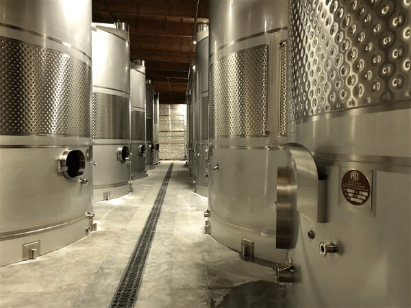 Custom stainless steel wine tank in California — Wine Storage Tanks