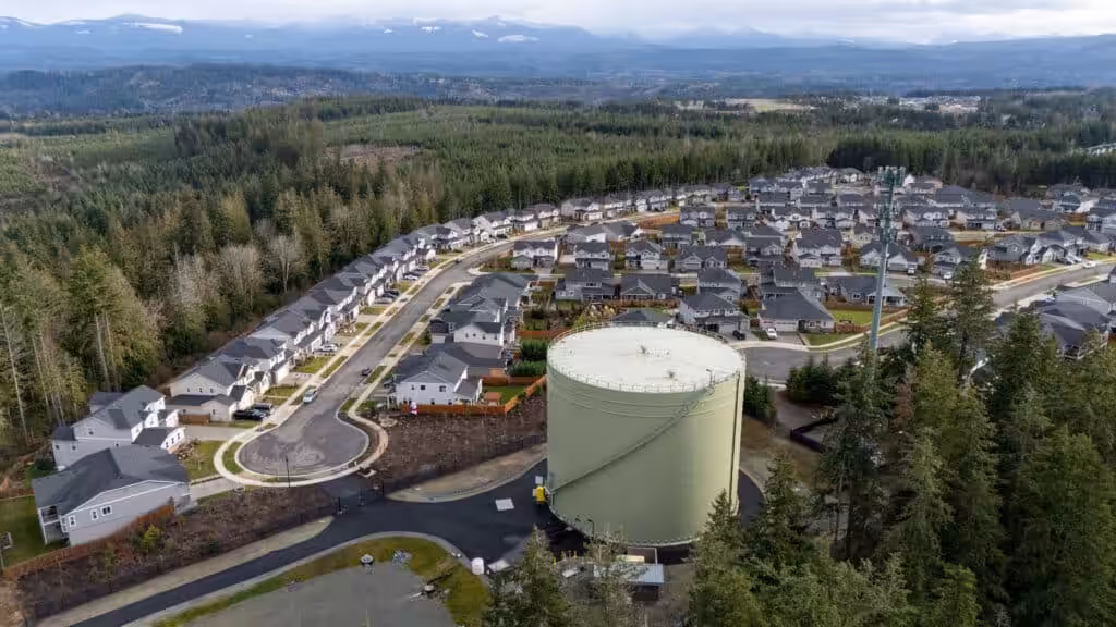 Bonney Lake reservoir construction, photo A