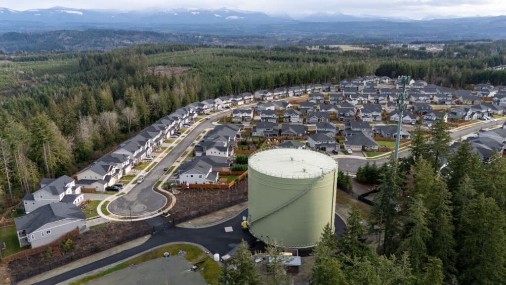 Bonney Lake reservoir construction, photo A
