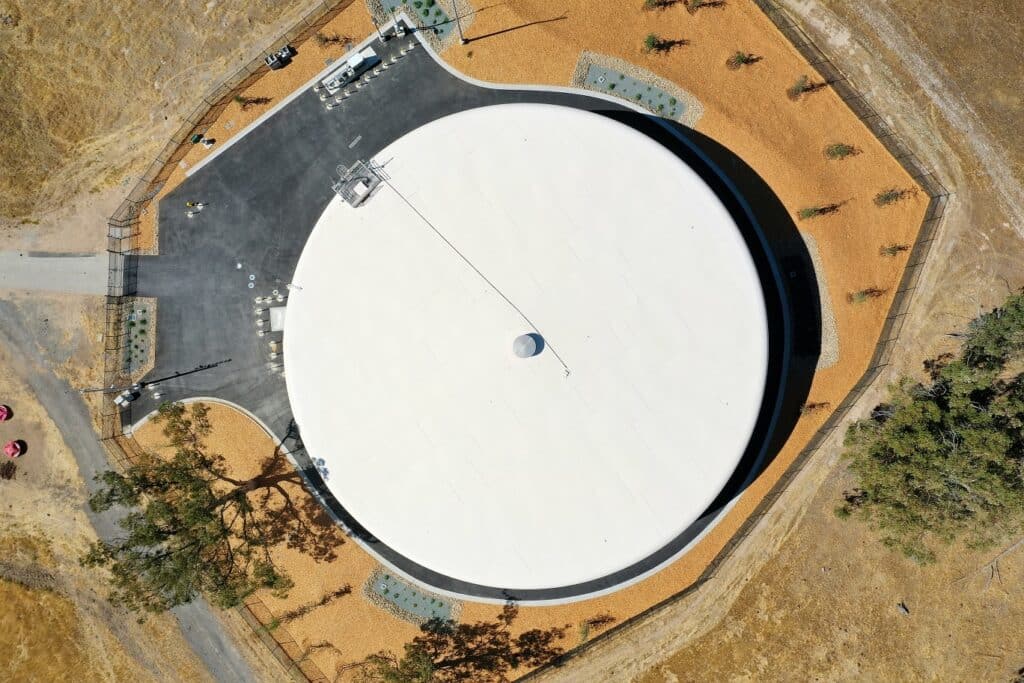 3.6 million gallon welded steel tank replacement in California — Dalton Reservoir Replacement