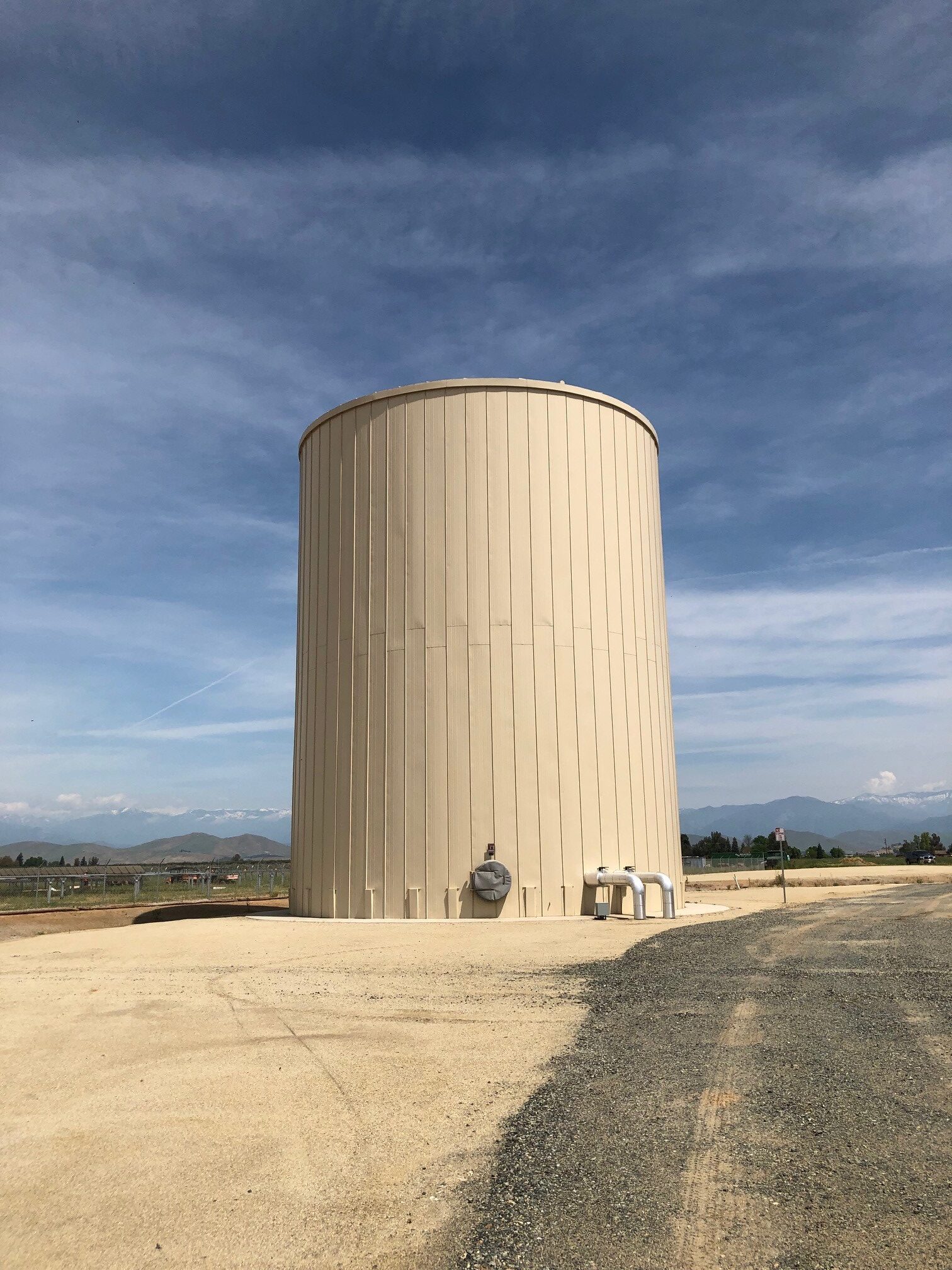 Porterville thermal energy storage tank