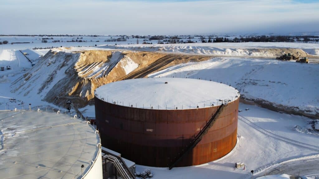 Private customer water tank project, photo 2