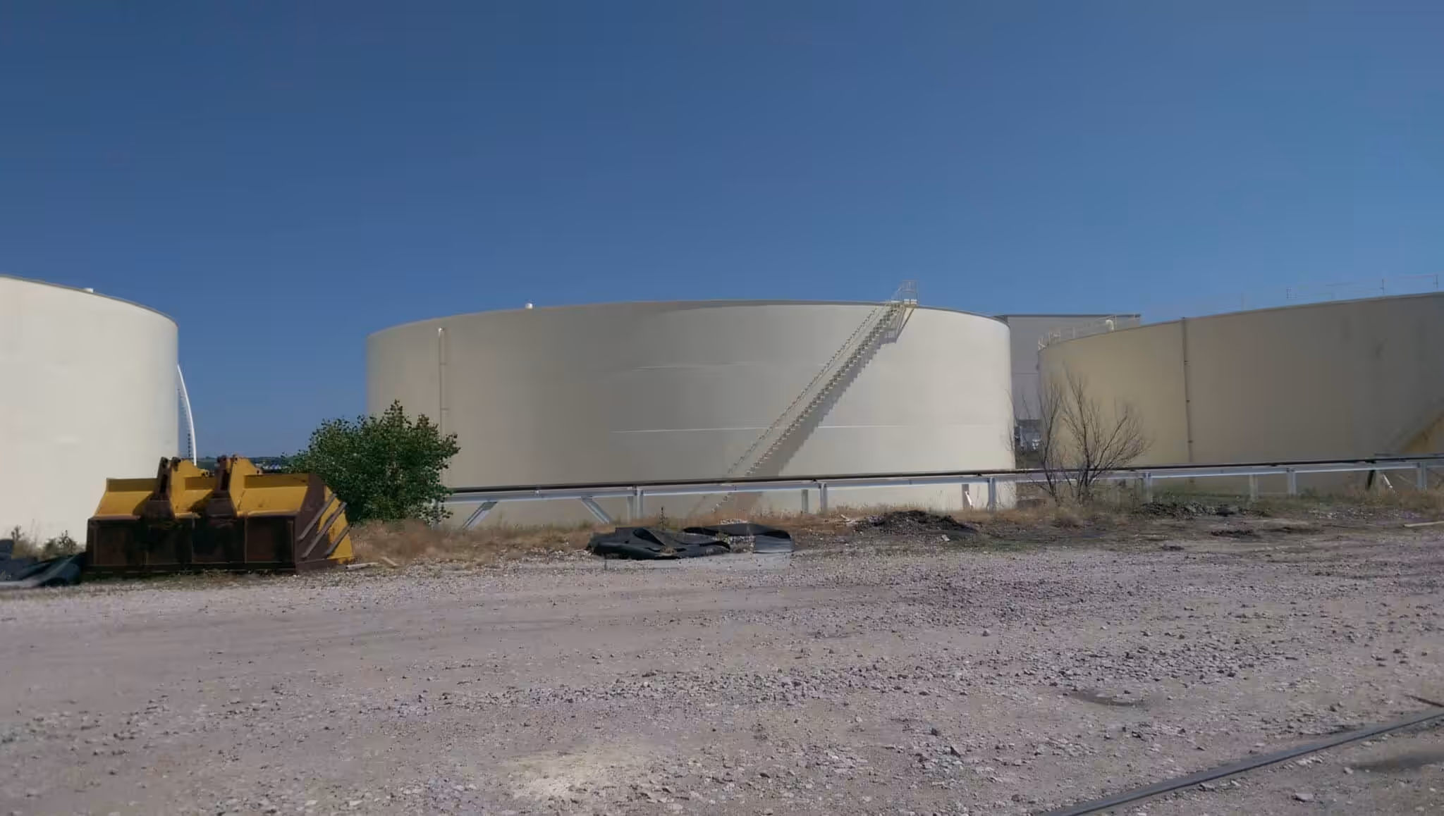 3.8 million gallon welded steel water storage tank in California — Christen Hill Reservoir