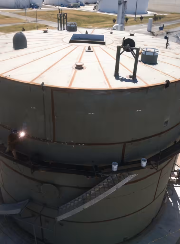 Gas holder tank replacement in California — San Jose Gas Storage Replacement