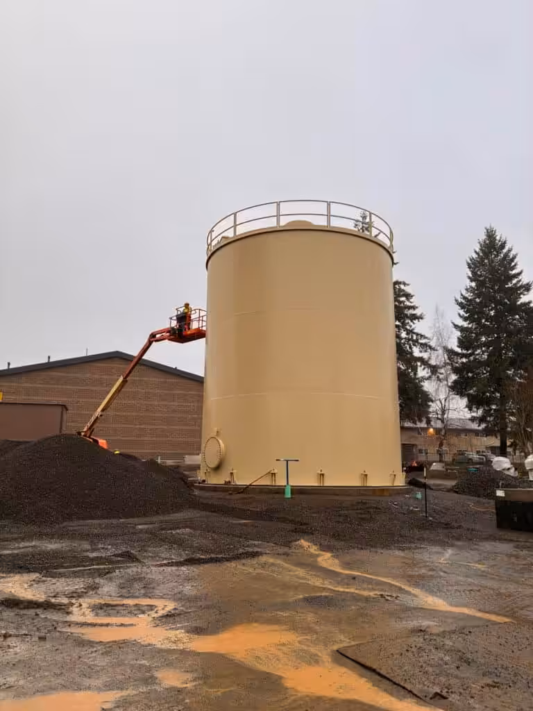 Backwash Tank construction, photo 5 of 5