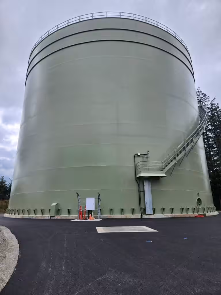 Bonney Lake Reservoir construction, photo 4 of 5