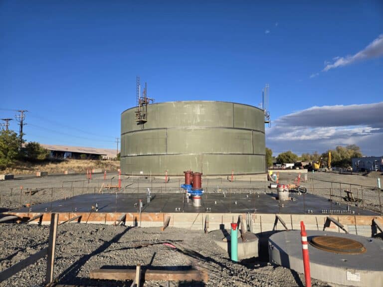 Dalles Riverside Reservoir construction, photo 6 of 21