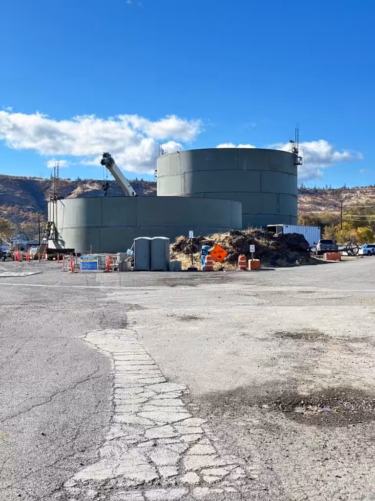 Dalles Riverside Reservoir construction, photo 21 of 21