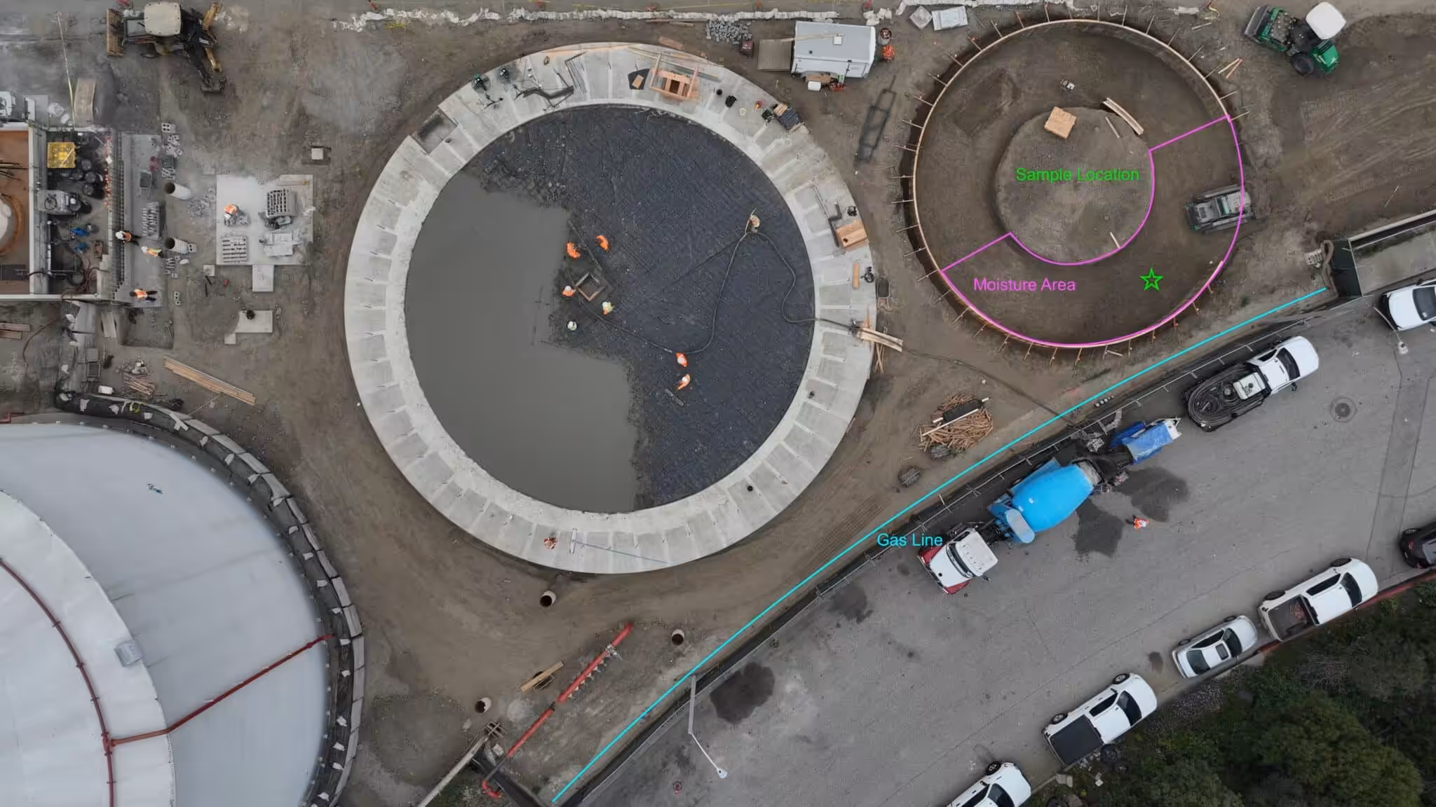 Industrial steel storage tank in California — Gasoline Tank Expansion Project
