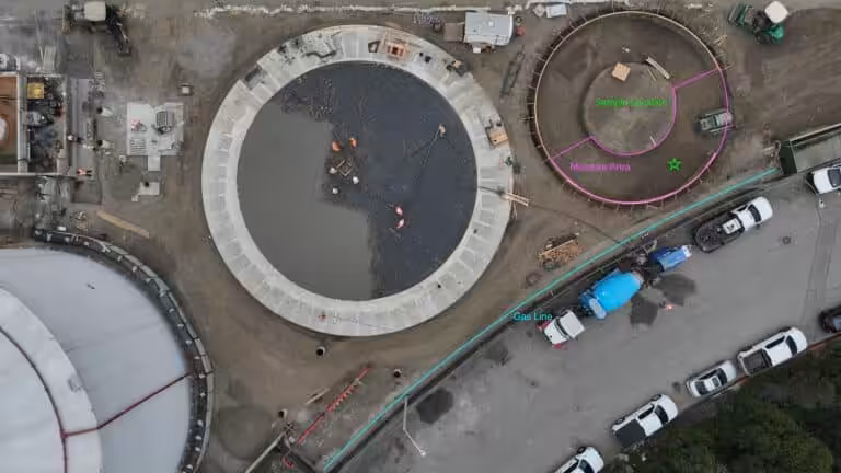 Industrial steel storage tank in California — Gasoline Tank Expansion Project