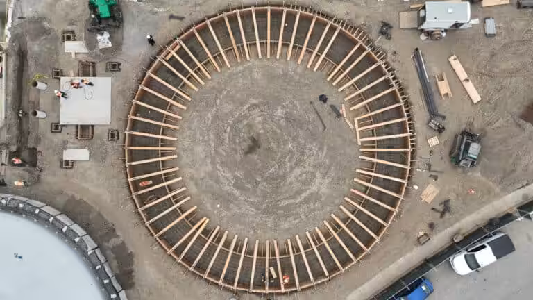 Gasoline Tank Expansion Project construction, photo 2 of 4