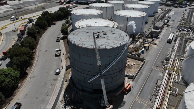 Gasoline Tank Expansion Project construction, photo 3 of 4
