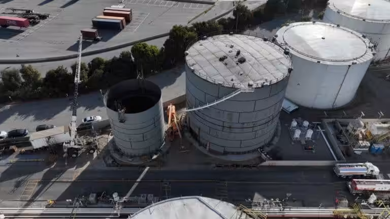 Gasoline Tank Expansion Project construction, photo 4 of 4