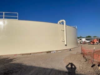 Marana Water Park Reservoir construction, photo 2 of 11