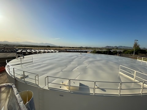 Marana Water Park Reservoir construction, photo 8 of 11