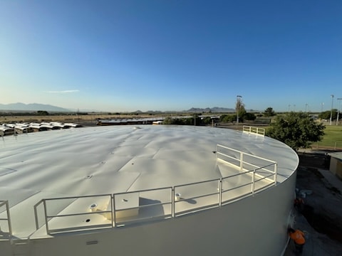 Marana Water Park Reservoir construction, photo 9 of 11