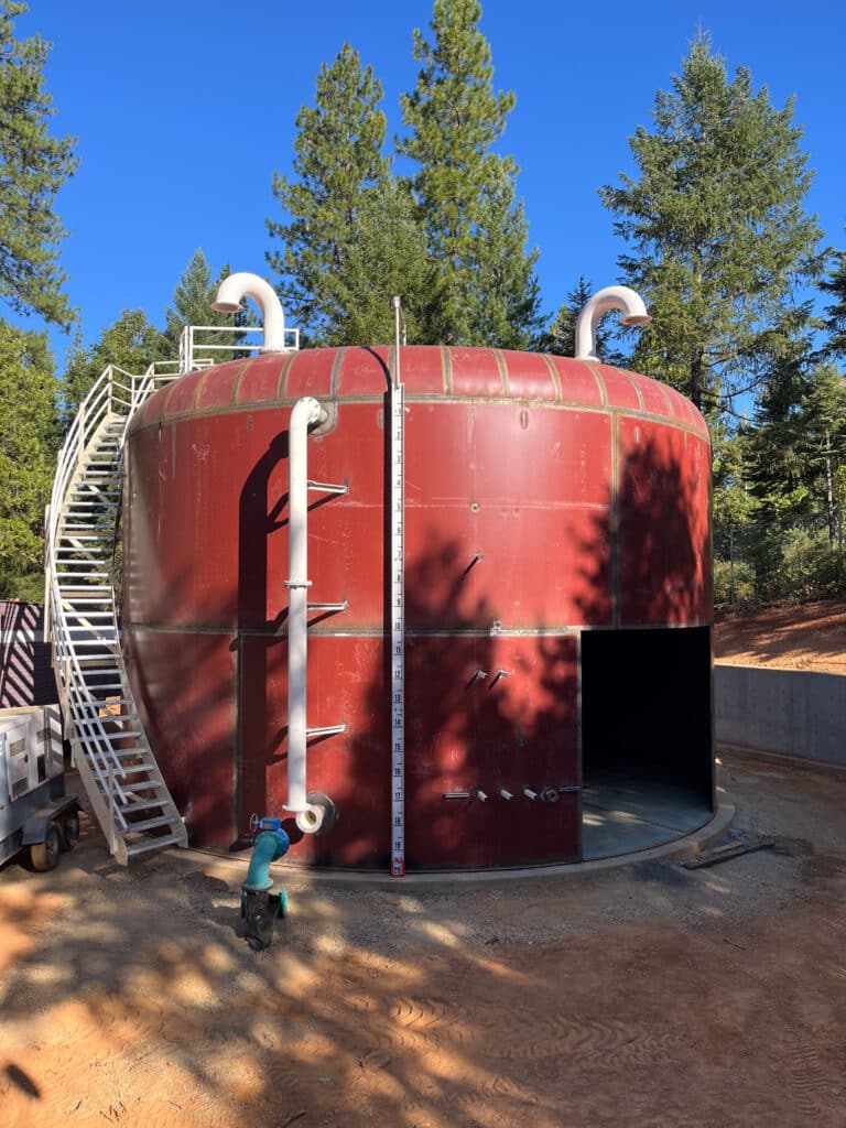 Monte Vista Water Storage Tank construction, photo 2 of 2