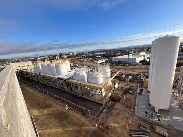 North County Pure Water Facility Project construction, photo 2 of 2
