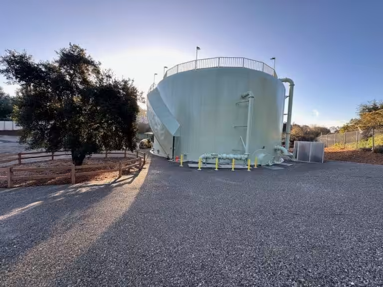 Welded steel tank replacement in California