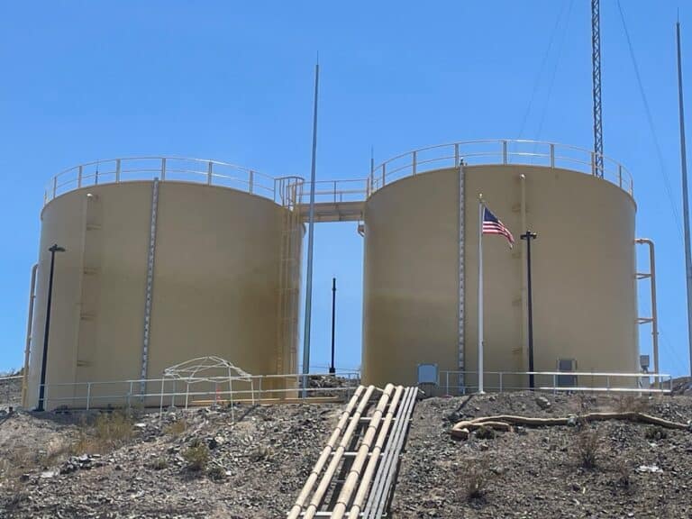 Topock Raw Water Tanks construction, photo 2 of 3