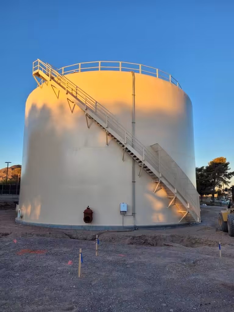 Welded steel water storage tank in Henderson — Water Storage Reservoir R-1B