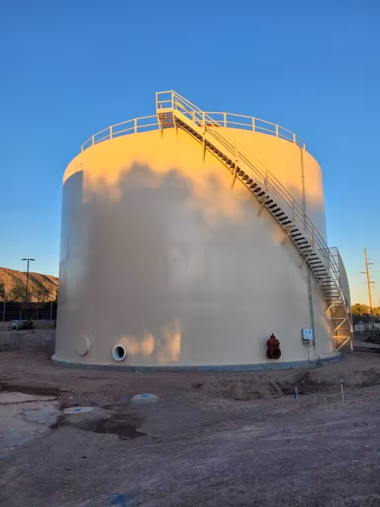 Water Storage Reservoir R-1B construction, photo 2 of 4