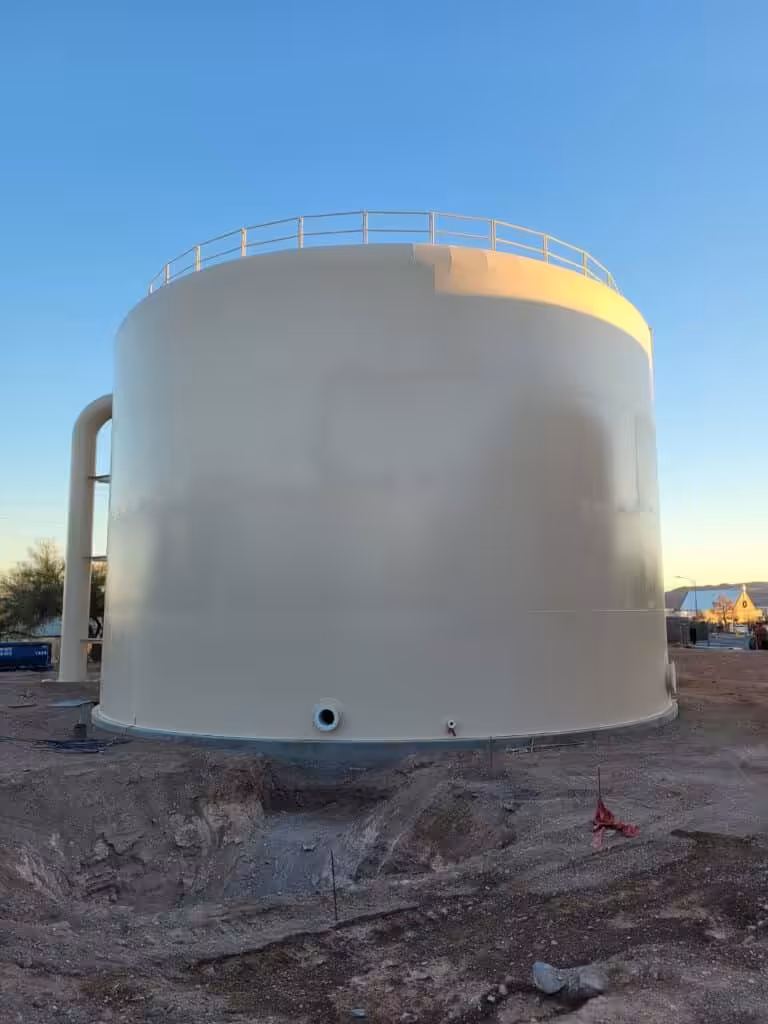 Water Storage Reservoir R-1B construction, photo 3 of 4