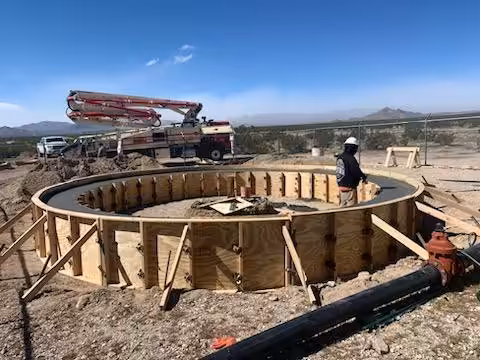 Water Storage Tank Project construction, photo 3 of 3