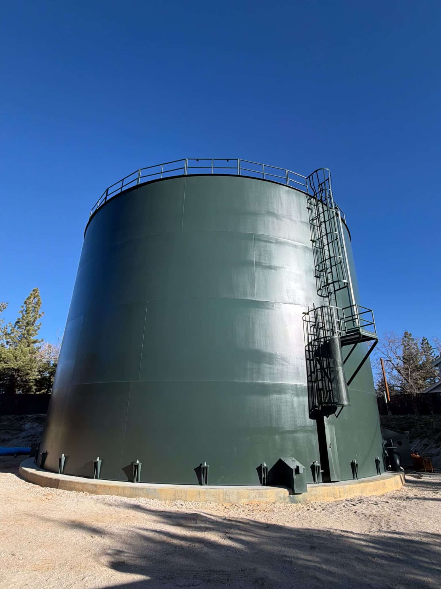 Welded steel tank replacement in California — Wolf Reservoir Replacement Project